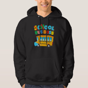 School Bus Driver 100 Days Of School Face Mask Hoodie