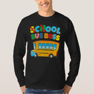 School Bus Driver 100 Days Of School Face Mask T-Shirt