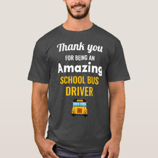 School Bus Driver Appreciation Thanksgiving Gift T-Shirt