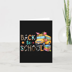 School Bus Driver Back To School Busdriver Card