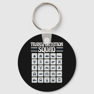 School Bus Driver Back To School Funny Transportat Key Ring