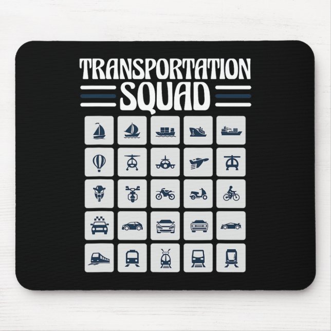 School Bus Driver Back To School Funny Transportat Mouse Pad (Front)