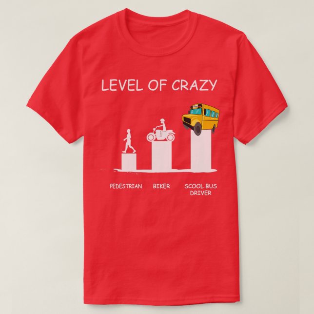 School Bus Driver Funny Shirt (Design Front)