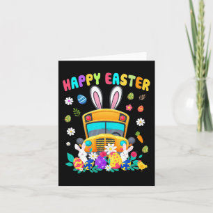 School Bus Driver Happy Easter  Card