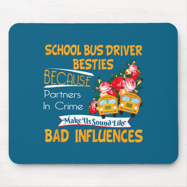 School Bus Driver Ies  Mouse Pad (Front)