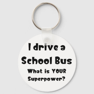 School bus driver key ring