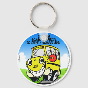 School Bus Driver Key Ring