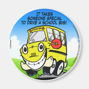 School Bus Driver Magnet