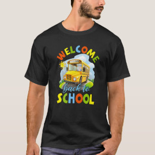 School Bus Driver Mode On Back To School First Day T-Shirt