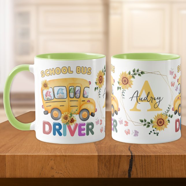 School Bus Driver Personalised Mug (Creator Uploaded)