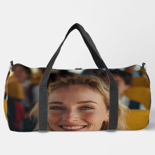 School Bus Driver Photo Customize Duffle Bag