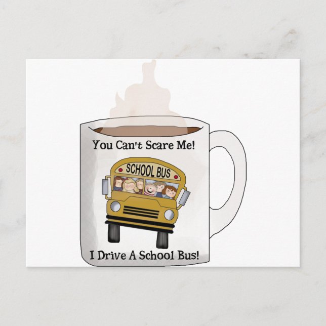 School bus driver postcard (Front)
