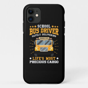 School Bus Driver Safely Delivering iPhone 11 Case