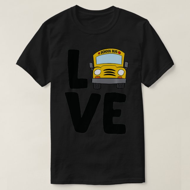 School Bus Driver Schoolbus Busdriver  T-Shirt (Design Front)