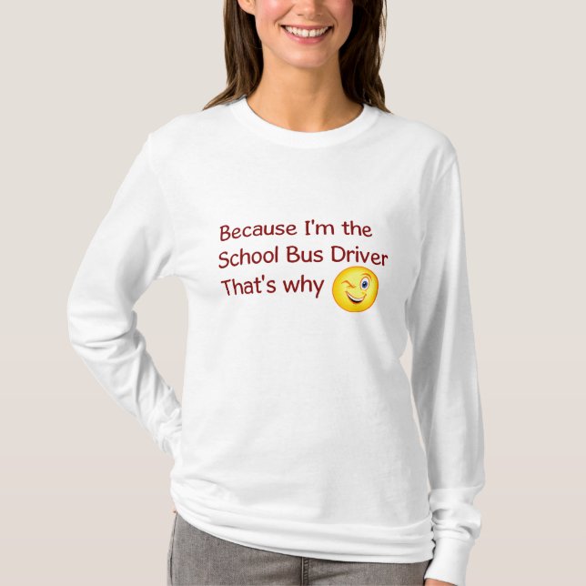 School Bus Driver Shirt (Front)