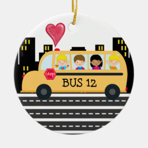 School Bus Driver - SRF Ceramic Ornament