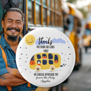 School Bus Driver Thank You Button   ‘Going the Ex