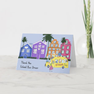 School Bus Driver Thank You Card