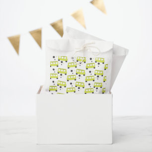 School Bus Driver Yellow Confetti Teacher Favour Bag