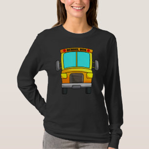 School Bus Driver Yellow Shuttle Student Transit V T-Shirt