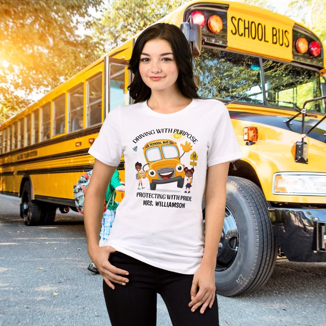 School Bus Driver Yellow Tri-Blend Shirt (Creator Uploaded)