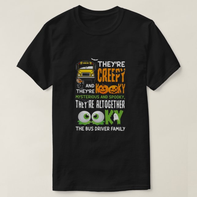 School Bus Drivers T-Shirt (Design Front)