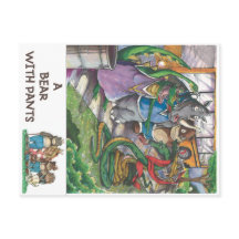 School Bus from "A Bear With Pants" Book