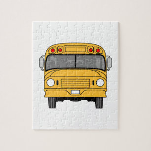 School Bus Front Jigsaw Puzzle