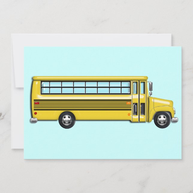 School Bus Invitation (Front)