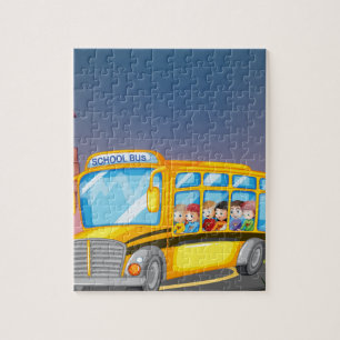 School bus jigsaw puzzle