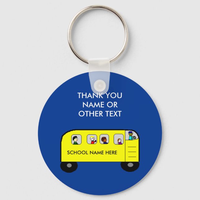 SCHOOL BUS - keychain (Front)