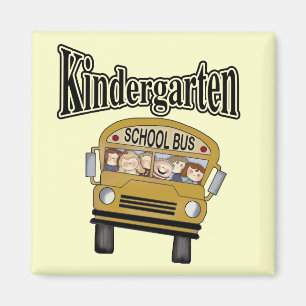 School Bus Kindergarten Tshirts and Gifts Magnet