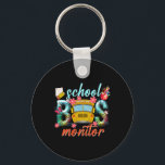 School Bus Monitor School Bus Driver Back To Schoo Key Ring<br><div class="desc">School Bus Monitor School Bus Driver Back To School Funny</div>