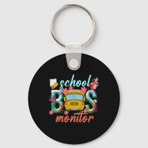 School Bus Monitor School Bus Driver Back To Schoo Key Ring