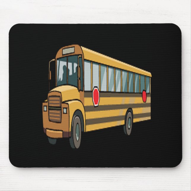 School Bus Mouse Pad (Front)