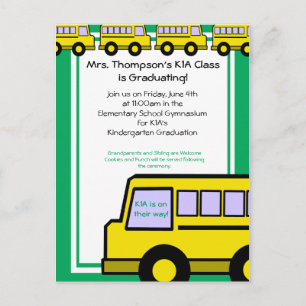 School Bus/ photo Postcard