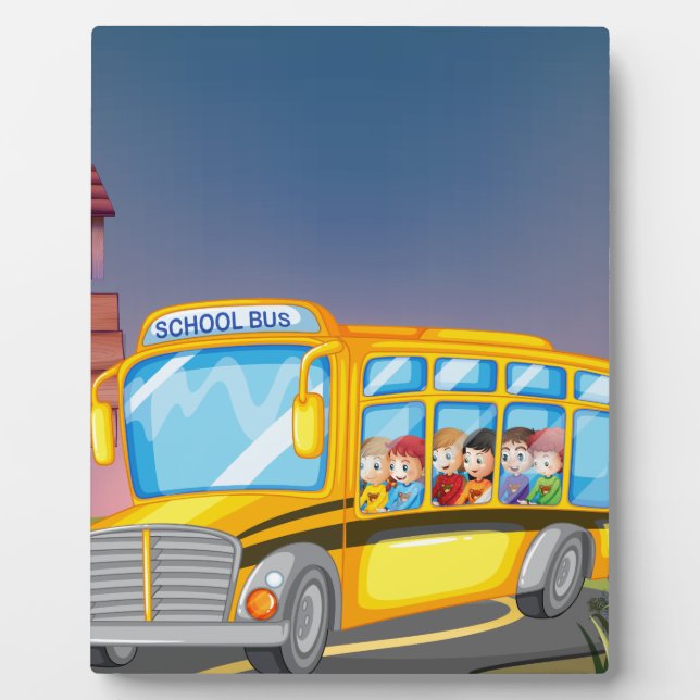 School bus plaque (Front)
