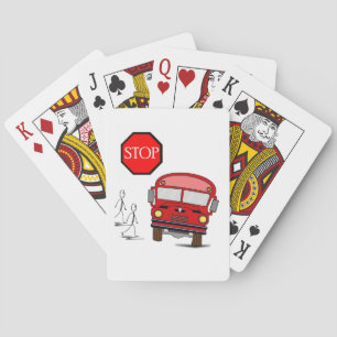 School Bus Playing Card Deck