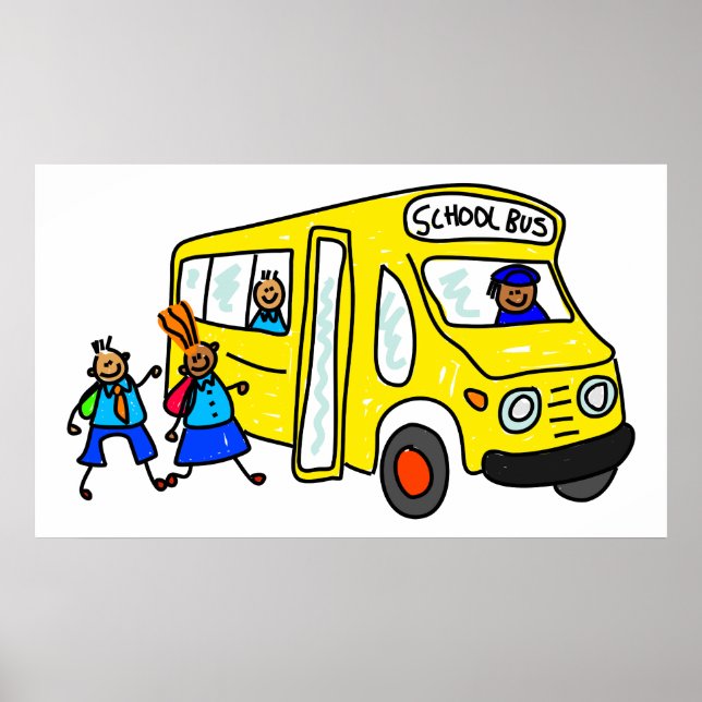 School Bus Poster (Front)