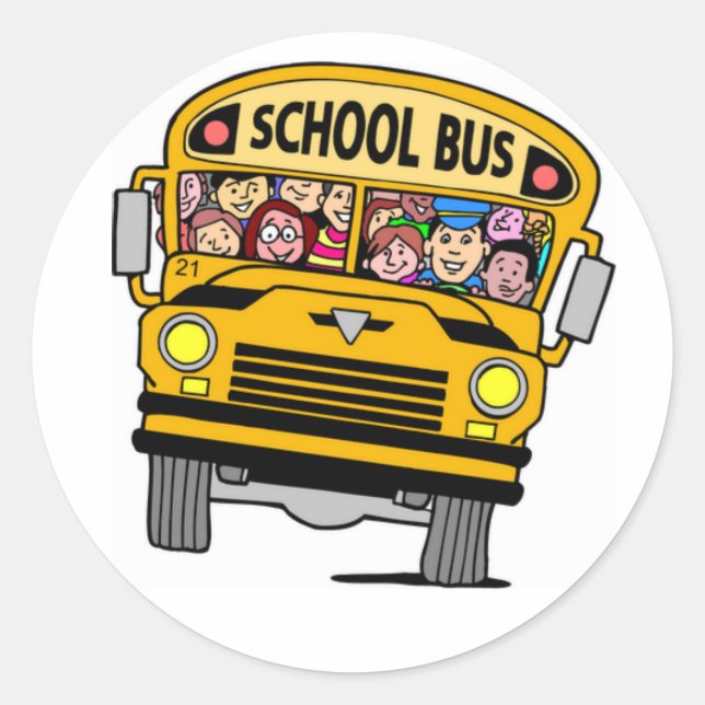 School Bus Sticker (Front)