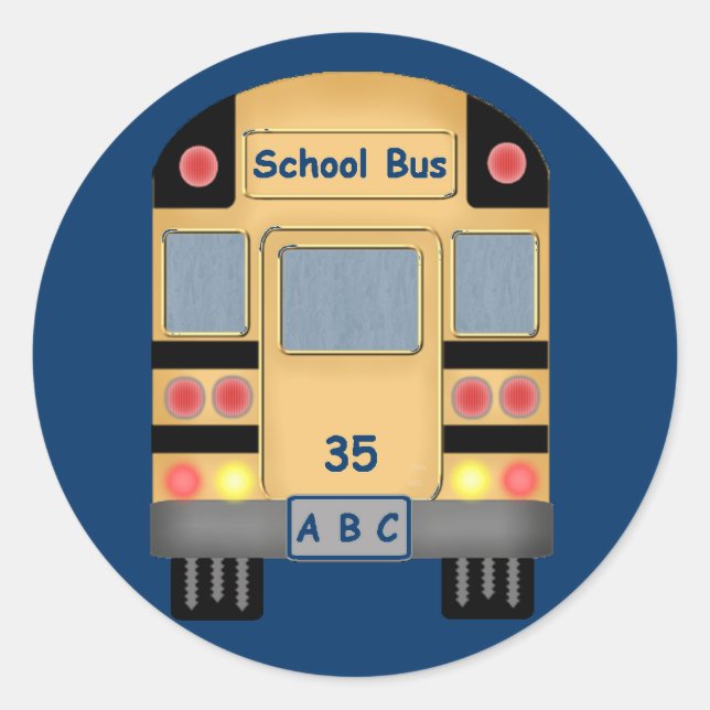 School Bus Stickers (Front)