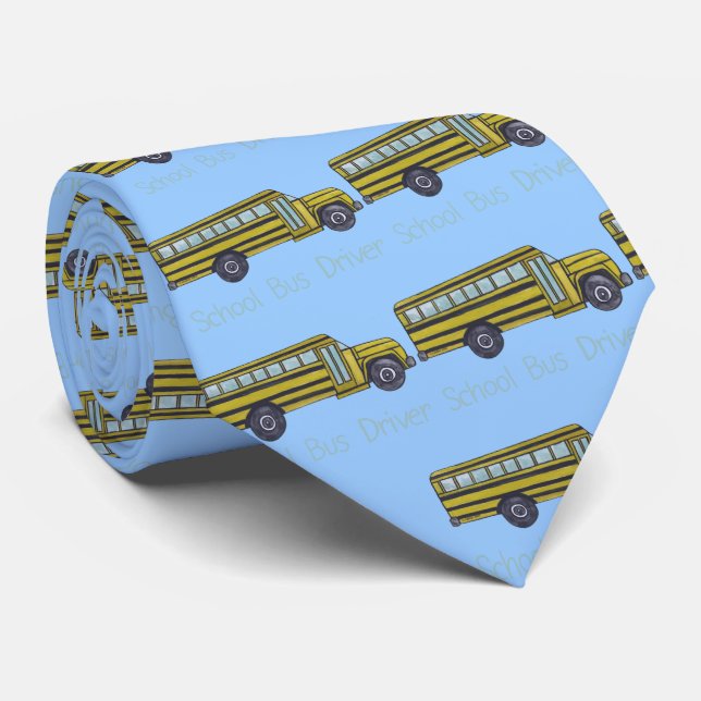 School Bus Tie (Rolled)