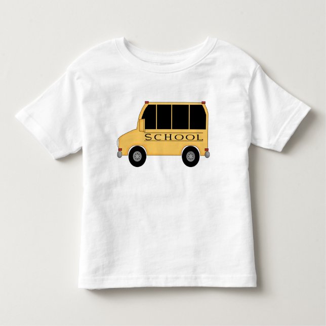 School Bus Toddler T-Shirt (Front)