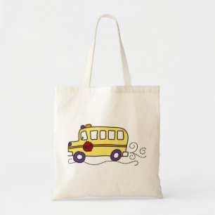 School Bus Tote Bag
