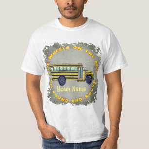 School Bus Wheels  t-shirt