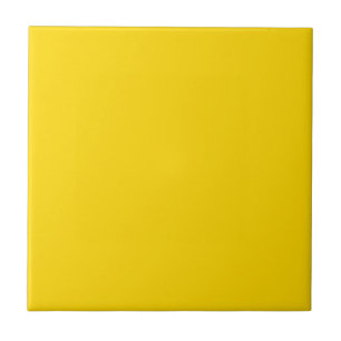 School Bus Yellow Ceramic Tile
