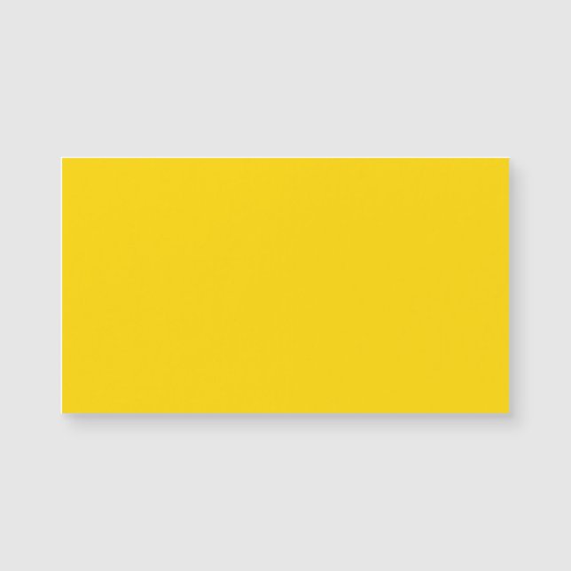 School Bus Yellow Magnetic Business Card (Front)