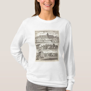 School, businesses & residences in Highland Park T-Shirt