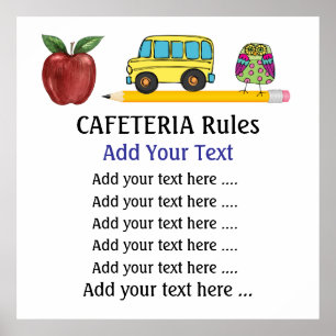 School Cafeteria Poster - SRF