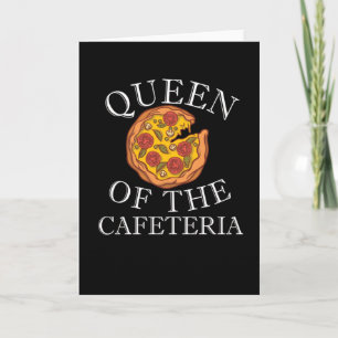 School Cafeteria Retired Lunch Lady Card